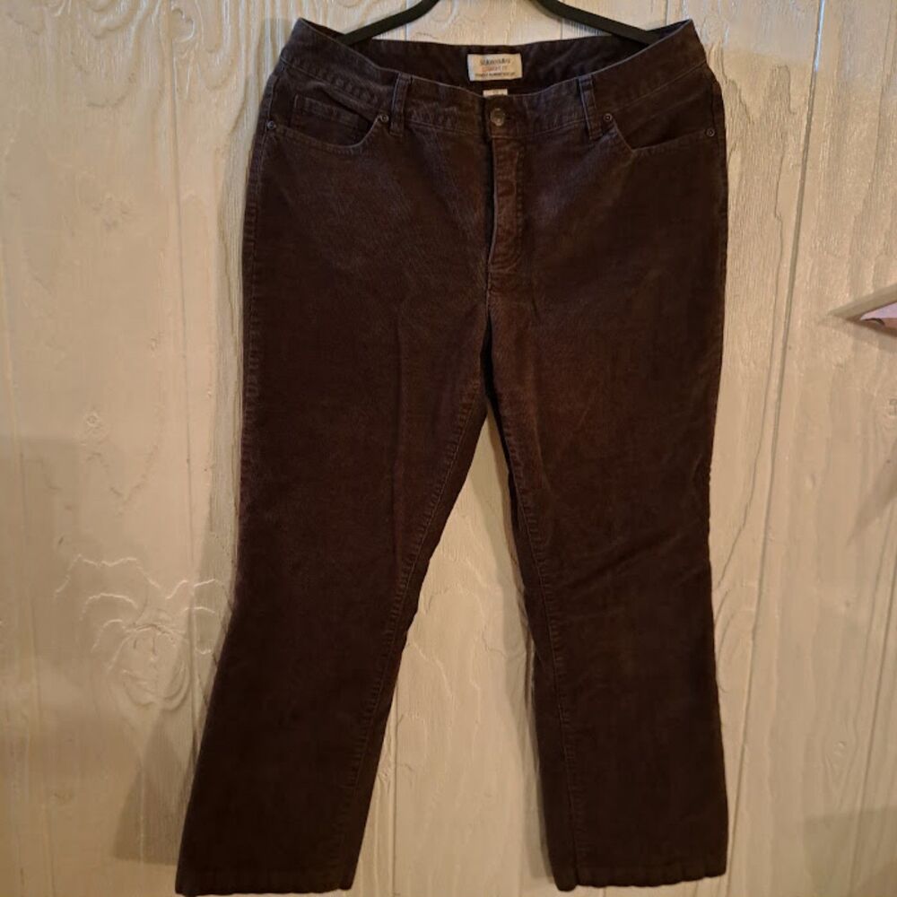 St. John's Bay Secretly Slender Bootcut Corduroy Pants - Women's 12 Average